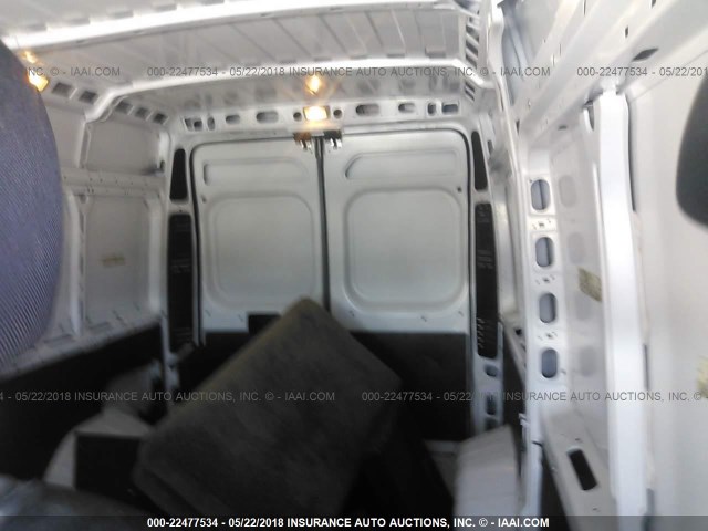 3C6TRVCG4FE519391 - 2015 RAM PROMASTER 2500 2500 HIGH WHITE photo 8