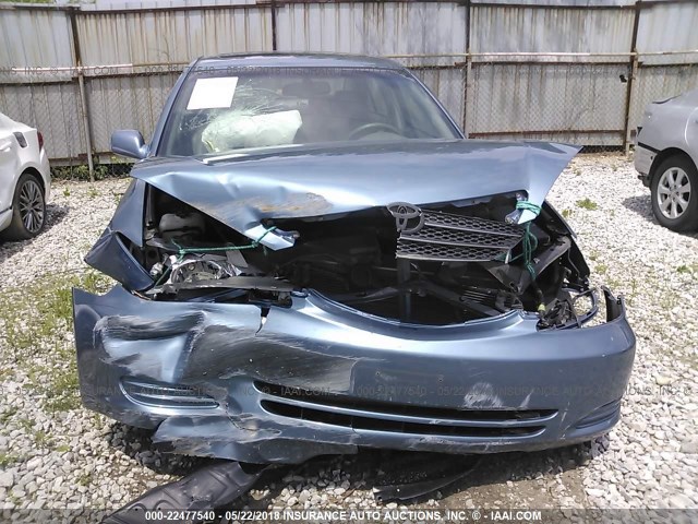 4T1BE30KX2U598201 - 2002 TOYOTA CAMRY LE/XLE/SE ღია ლურჯი ფოტო 6