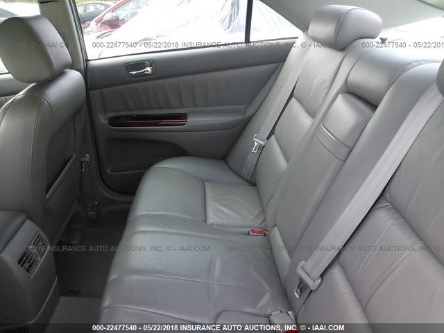 4T1BE30KX2U598201 - 2002 TOYOTA CAMRY LE/XLE/SE ღია ლურჯი ფოტო 8