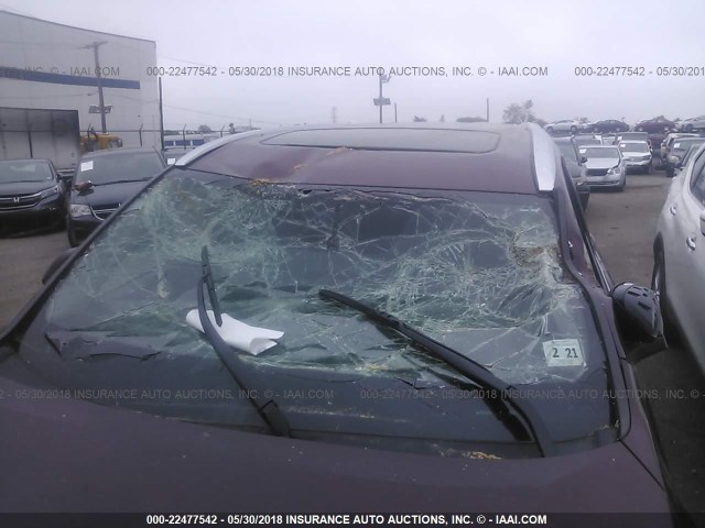 5TDJKRFH0GS256212 - 2016 TOYOTA HIGHLANDER XLE ბურგუნდია ფოტო 6