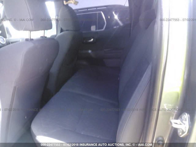 5TFCZ5AN3GX003972 - 2016 TOYOTA TACOMA DBL CAB/SR/SR5/TRD SPT/OR GRAY photo 8