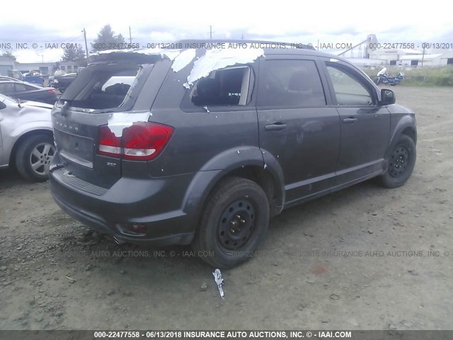 3C4PDDBG3GT100367 - 2016 DODGE JOURNEY SXT GRAY photo 4