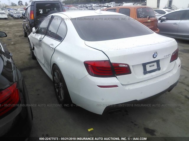 WBAFR9C50DDX79858 - 2013 BMW 550 I WHITE photo 3