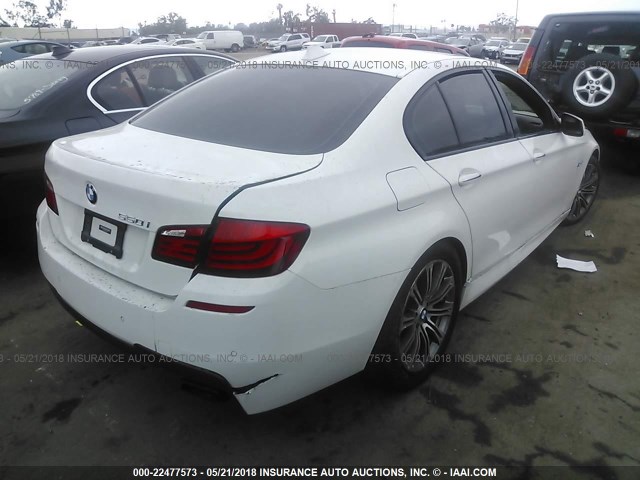 WBAFR9C50DDX79858 - 2013 BMW 550 I WHITE photo 4