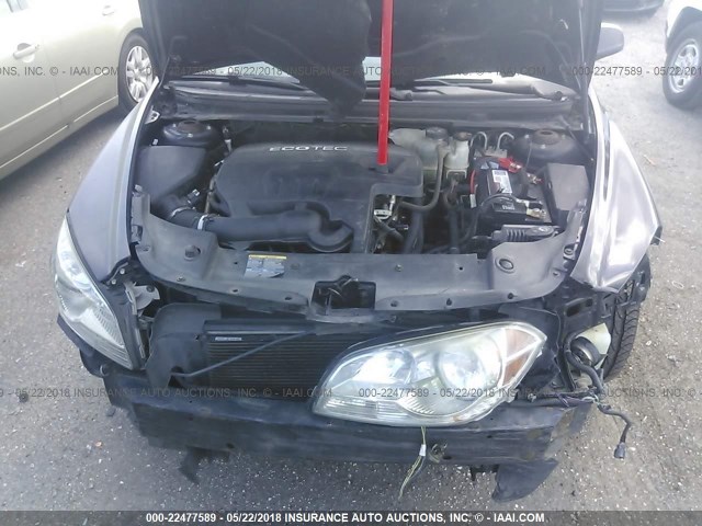 1G1ZG57BX8F164378 - 2008 CHEVROLET MALIBU LS 黑色 照片 10