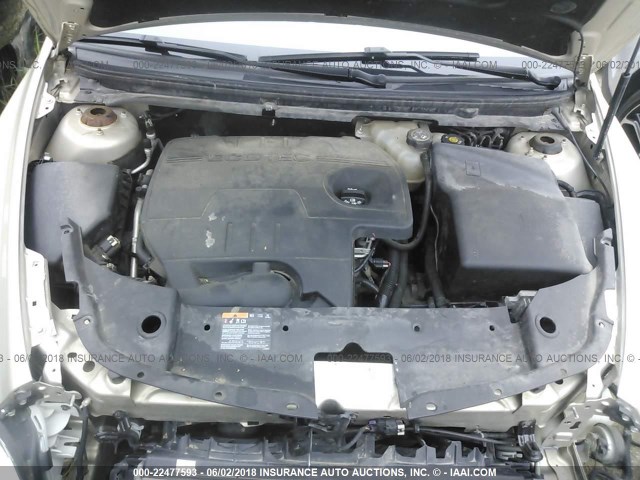 1G1ZC5E14BF220778 - 2011 CHEVROLET MALIBU 1LT TAN photo 10