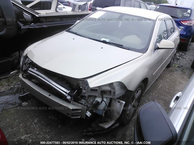 1G1ZC5E14BF220778 - 2011 CHEVROLET MALIBU 1LT TAN photo 2