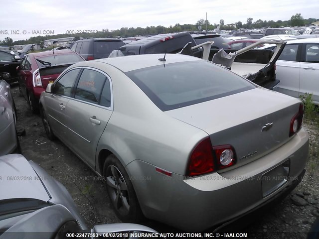 1G1ZC5E14BF220778 - 2011 CHEVROLET MALIBU 1LT TAN photo 3