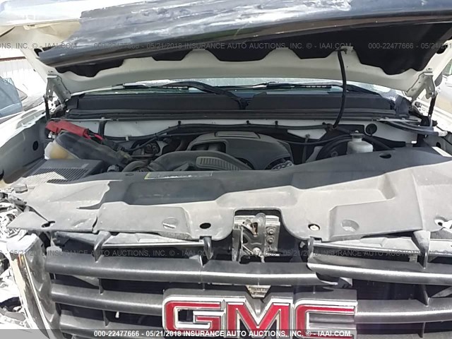 1GTR2VE31BZ189841 - 2011 GMC SIERRA K1500 SLE WHITE photo 10