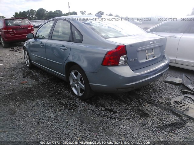 YV1MS382282383002 - 2008 VOLVO S40 2.4I BLUE photo 3