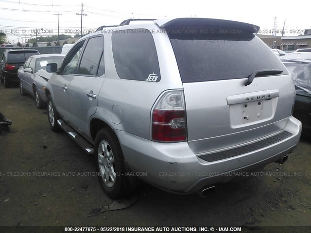 2HNYD18915H541670 - 2005 ACURA MDX TOURING SILVER photo 3