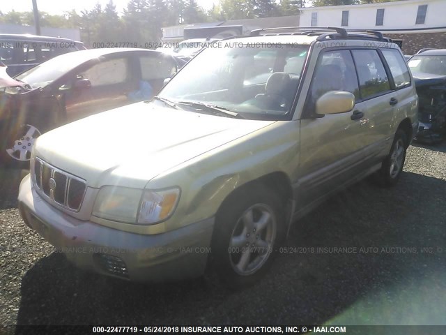 JF1SF65521H748675 - 2001 SUBARU FORESTER S 金色 照片 2