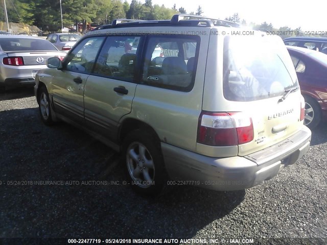 JF1SF65521H748675 - 2001 SUBARU FORESTER S 金色 照片 3