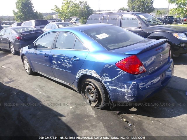 1G2ZF58B774235611 - 2007 PONTIAC G6 VALUE LEADER/BASE BLUE photo 3