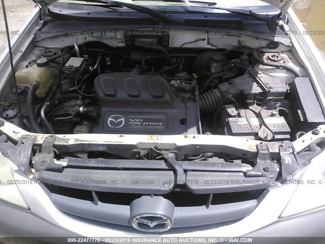 4F2CU08111KM42595 - 2001 MAZDA TRIBUTE LX/ES 白色 照片 10