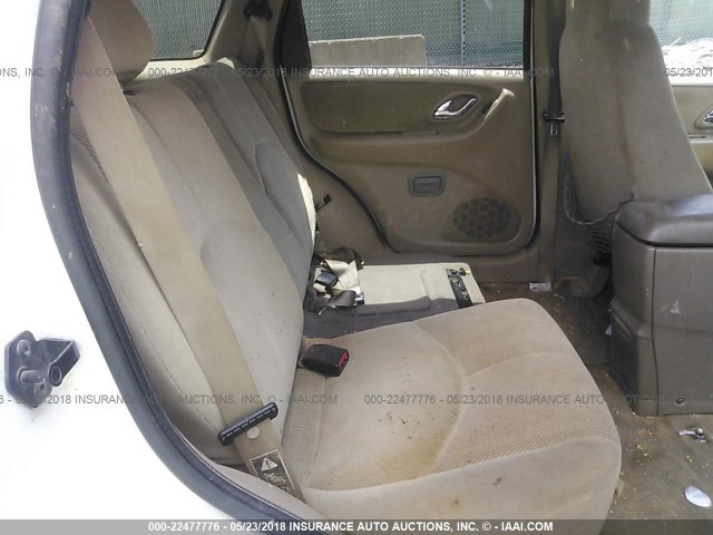 4F2CU08111KM42595 - 2001 MAZDA TRIBUTE LX/ES 白色 照片 8