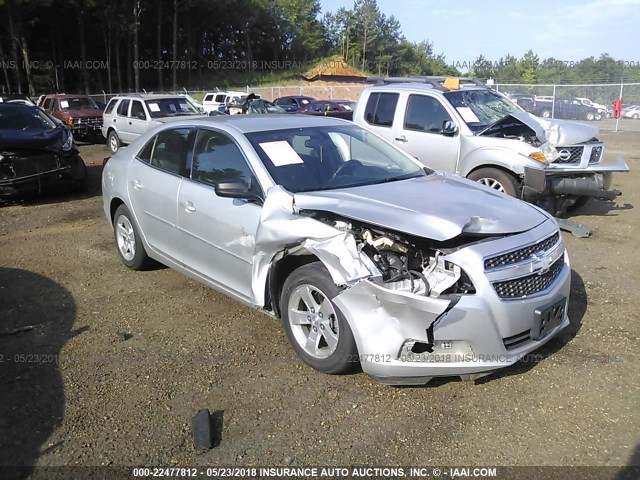 1G11B5SA1DF328539 - 2013 CHEVROLET MALIBU LS SILVER photo 1