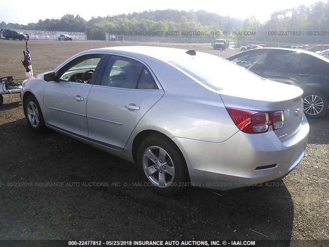 1G11B5SA1DF328539 - 2013 CHEVROLET MALIBU LS SILVER photo 3