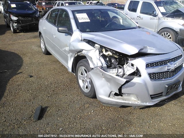 1G11B5SA1DF328539 - 2013 CHEVROLET MALIBU LS SILVER photo 6