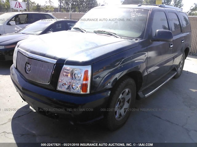 1GYEC63TX4R271343 - 2004 CADILLAC ESCALADE LUXURY Blau Foto 2