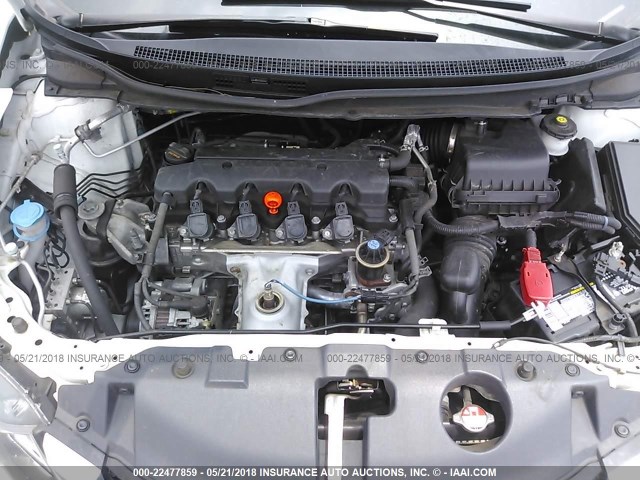 19XFB2F99FE090951 - 2015 HONDA CIVIC EXL WHITE photo 10