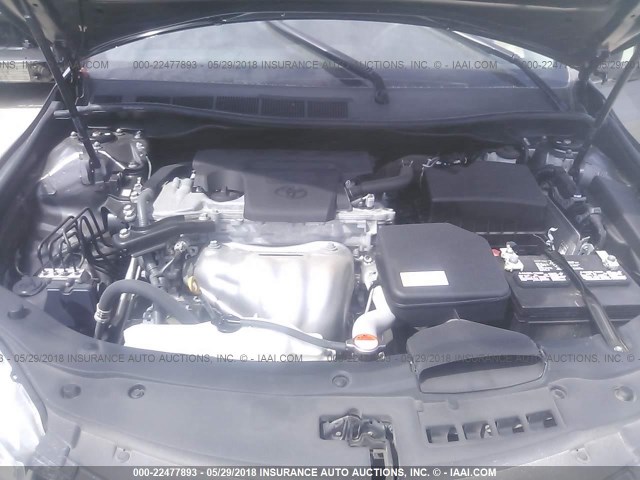 4T4BF1FK2GR577820 - 2016 TOYOTA CAMRY LE/XLE/SE/XSE GRAY photo 10