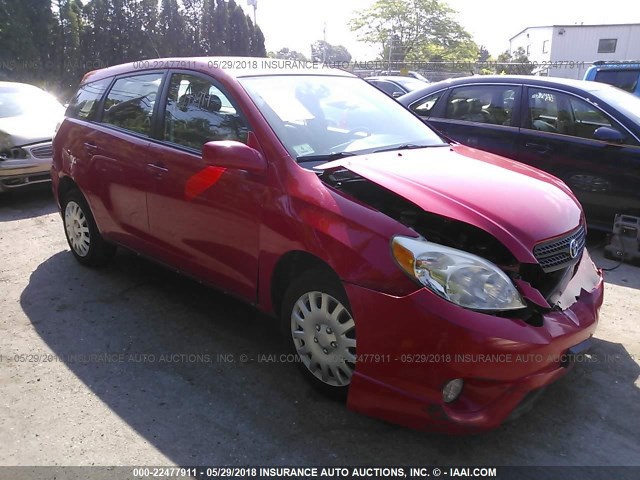 2T1LR32E56C553884 - 2006 TOYOTA COROLLA MATRIX XR RED photo 1