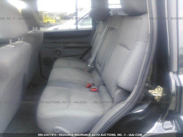 1J8HH48K76C357099 - 2006 JEEP COMMANDER შავი ფოტო 8