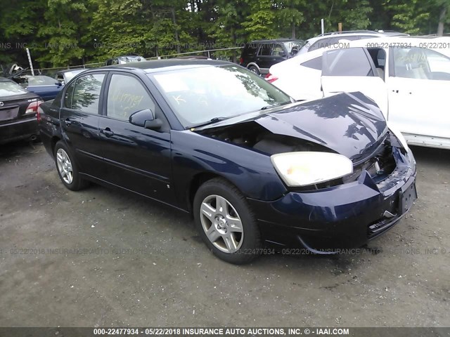 1G1ZT58N37F296417 - 2007 CHEVROLET MALIBU LT BLUE photo 1