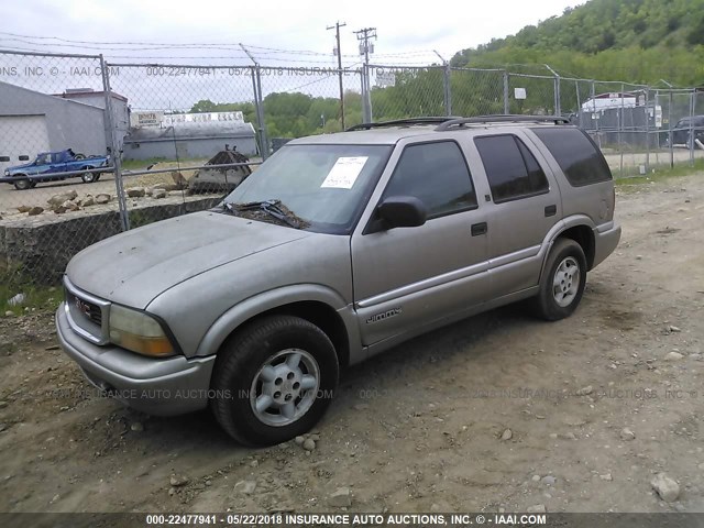 1GKDT13W1X2516532 - 1999 GMC JIMMY 棕色 照片 2
