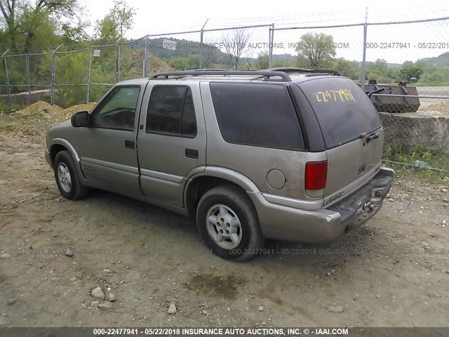 1GKDT13W1X2516532 - 1999 GMC JIMMY 棕色 照片 3