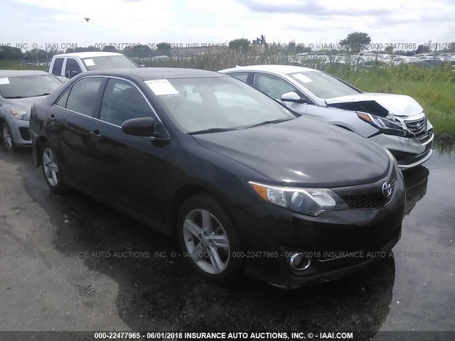 4T1BF1FK0DU725159 - 2013 TOYOTA CAMRY L/SE/LE/XLE 黑色 照片 1