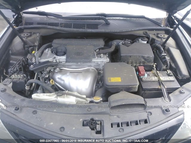 4T1BF1FK0DU725159 - 2013 TOYOTA CAMRY L/SE/LE/XLE 黑色 照片 10