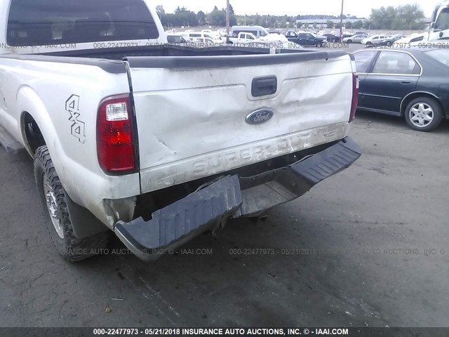 1FT8W3BT5GEC15817 - 2016 FORD F350 SUPER DUTY WHITE photo 6