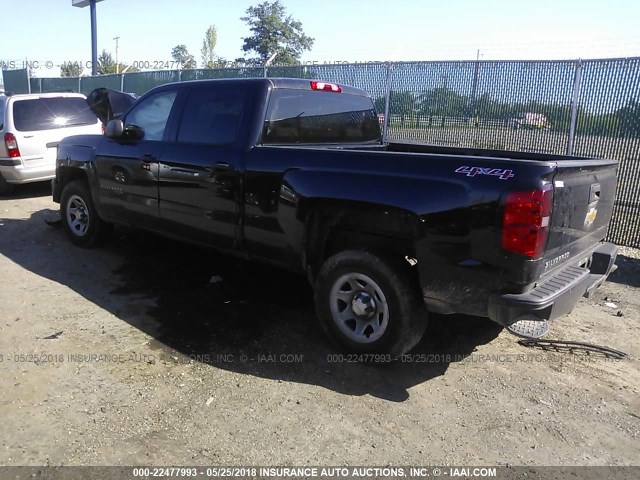 3GCUKPEC2EG282359 - 2014 CHEVROLET SILVERADO K1500 BLACK photo 3