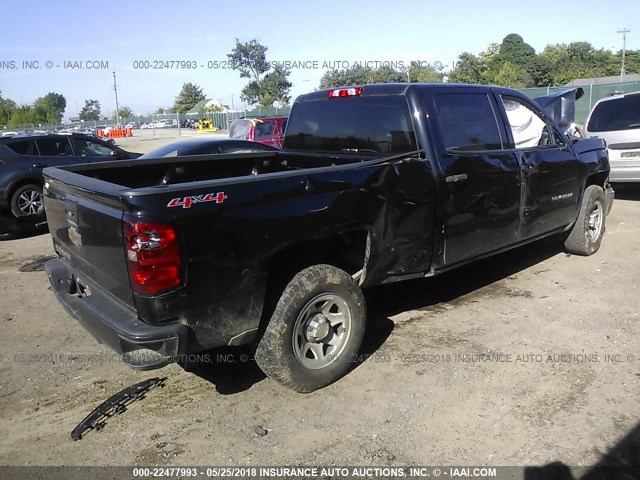 3GCUKPEC2EG282359 - 2014 CHEVROLET SILVERADO K1500 BLACK photo 4