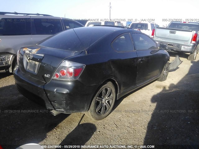 JTKDE3B71A0306827 - 2010 TOYOTA SCION TC 黑色 照片 4