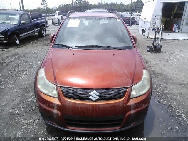 JS2YA413185100905 - 2008 SUZUKI SX4 CONVENIENCE ORANGE photo 6