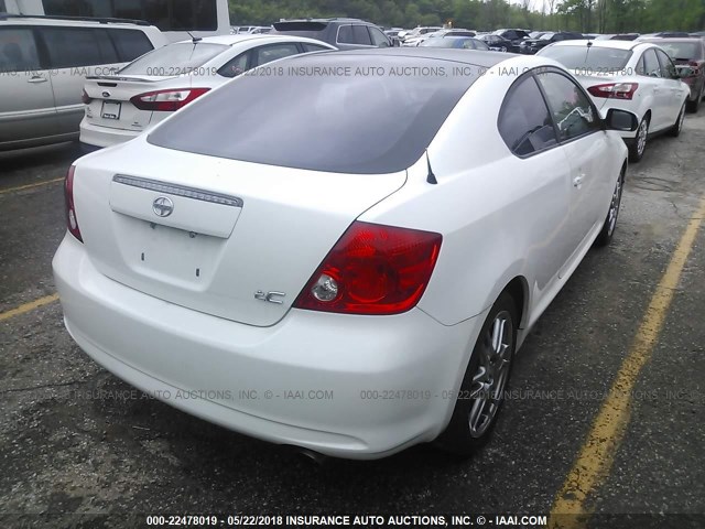 JTKDE177350006614 - 2005 TOYOTA SCION TC 白色 照片 4