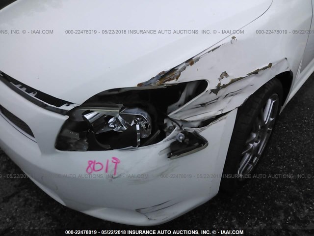 JTKDE177350006614 - 2005 TOYOTA SCION TC 白色 照片 6