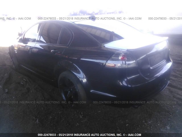 6G2EC57Y78L143616 - 2008 PONTIAC G8 GT BLACK photo 3