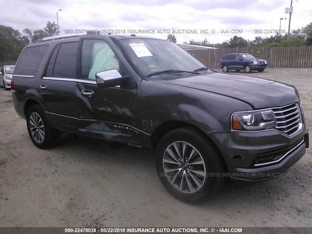 5LMJJ2JT8GEL10361 - 2016 LINCOLN NAVIGATOR SELECT GRAY photo 1