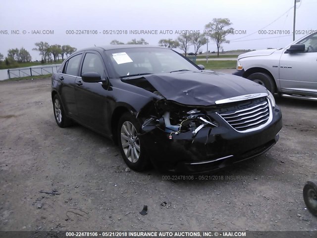 1C3BC1FB6BN542664 - 2011 CHRYSLER 200 TOURING BLACK photo 1