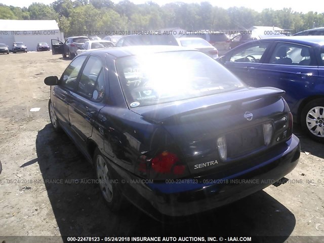 3N1AB51D25L479368 - 2005 NISSAN SENTRA SE-R SPEC V BLUE photo 3