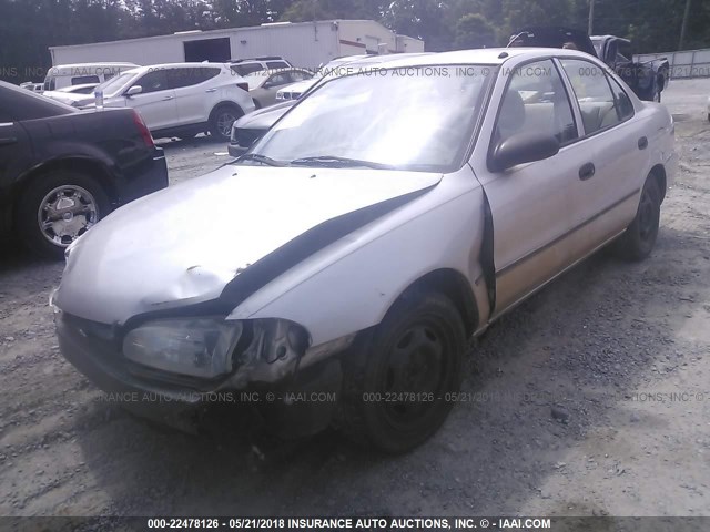 1Y1SK5263VZ443436 - 1997 GEO PRIZM LSI SILVER photo 2