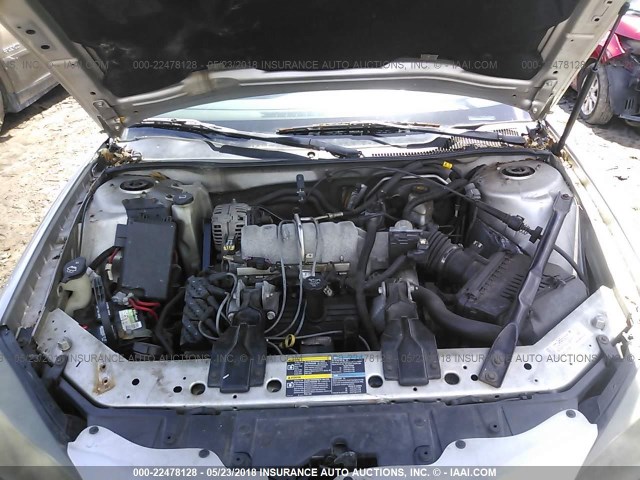 2G2WP552971153508 - 2007 PONTIAC GRAND PRIX SILVER photo 10