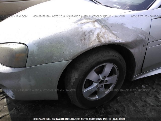 2G2WP552971153508 - 2007 PONTIAC GRAND PRIX SILVER photo 6