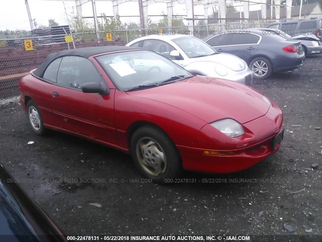 4G2JB32T0TB201111 - 1996 PONTIAC SUNFIRE SE RED photo 1