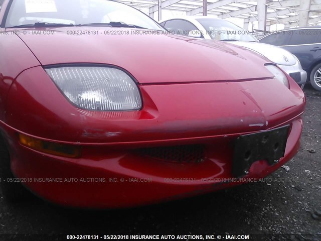 4G2JB32T0TB201111 - 1996 PONTIAC SUNFIRE SE RED photo 6