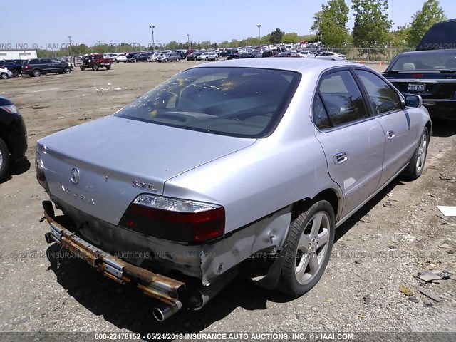 19UUA56932A028729 - 2002 ACURA 3.2TL TYPE-S SILVER photo 4